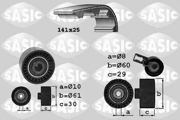 Sasic 1750032 - Комплект зубчатого ремня ГРМ autosila-amz.com