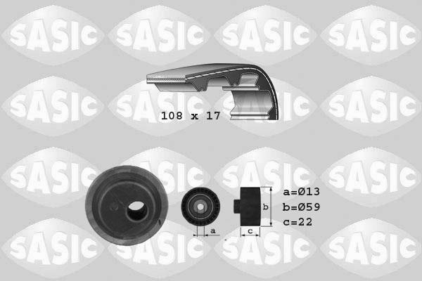 Sasic 1750021 - Комплект зубчатого ремня ГРМ autosila-amz.com