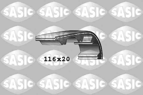 Sasic 1766003 - Зубчатый ремень ГРМ autosila-amz.com