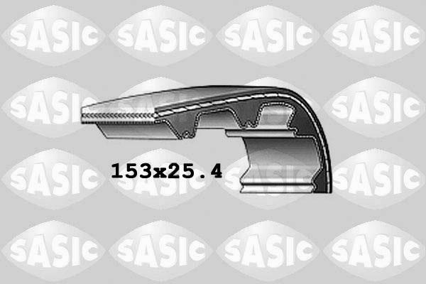 Sasic 1766015 - Зубчатый ремень ГРМ autosila-amz.com