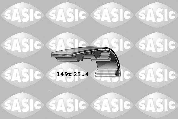 Sasic 1760004 - Зубчатый ремень ГРМ autosila-amz.com