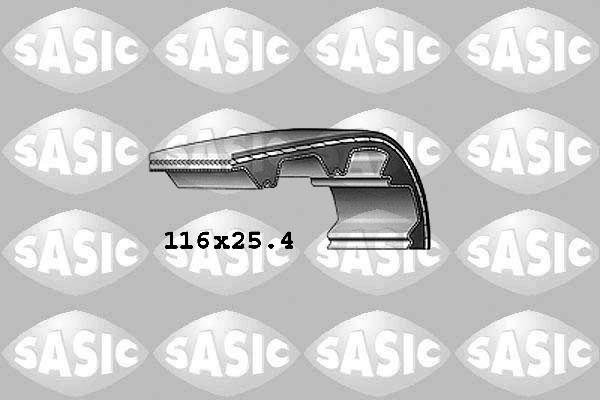 Sasic 1760006 - Зубчатый ремень ГРМ autosila-amz.com