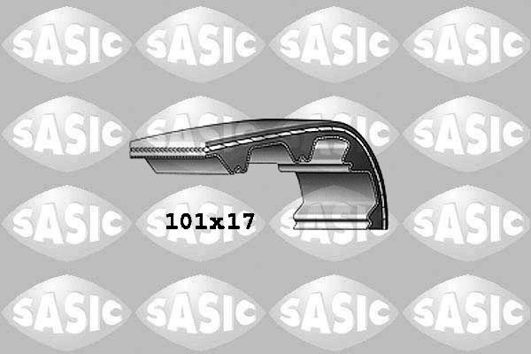 Sasic 1760011 - Зубчатый ремень ГРМ autosila-amz.com