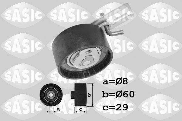 Sasic 1700038 - Натяжной ролик, зубчатый ремень ГРМ autosila-amz.com