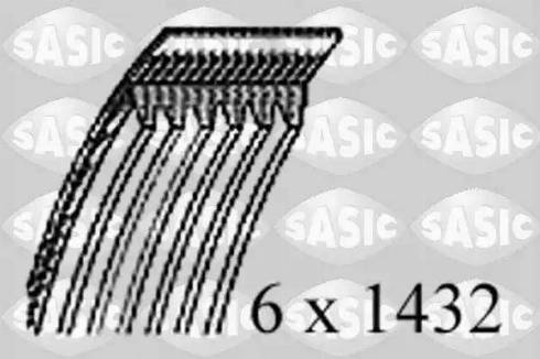 Sasic 1774041 - Поликлиновой ремень autosila-amz.com