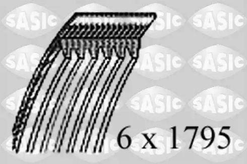 Sasic 1774048 - Поликлиновой ремень autosila-amz.com