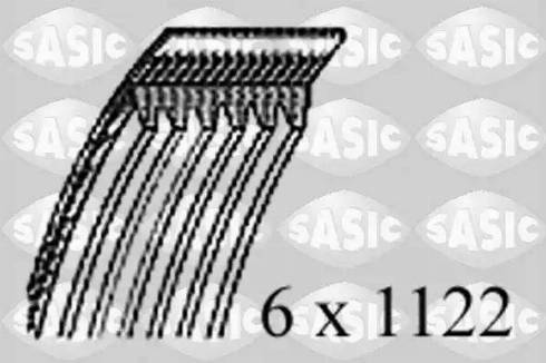 Sasic 1774043 - Поликлиновой ремень autosila-amz.com