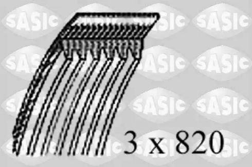 Sasic 1774005 - Поликлиновой ремень autosila-amz.com