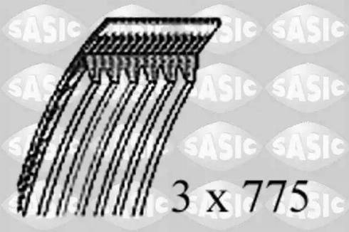 Sasic 1774003 - Поликлиновой ремень autosila-amz.com