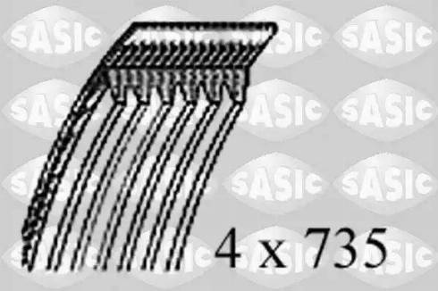 Sasic 1774010 - Поликлиновой ремень autosila-amz.com