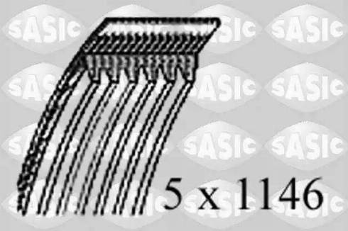 Sasic 1776040 - Поликлиновой ремень autosila-amz.com