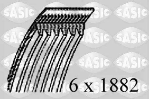 Sasic 1776085 - Поликлиновой ремень autosila-amz.com
