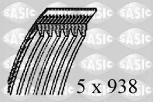 Sasic 1776038 - Поликлиновой ремень autosila-amz.com