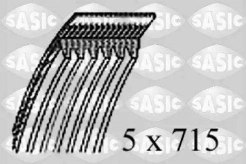 Sasic 1770028 - Поликлиновой ремень autosila-amz.com