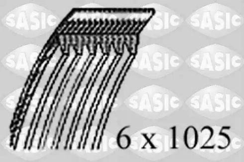 Sasic 1770078 - Поликлиновой ремень autosila-amz.com