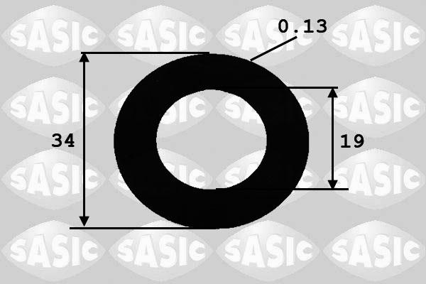 Sasic 8706022 - Плоская шайба, ременный шкив - коленчатый вал autosila-amz.com