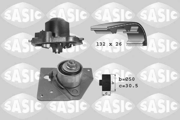 Sasic 3904007 - Комплект ГРМ c водяным насосом autosila-amz.com