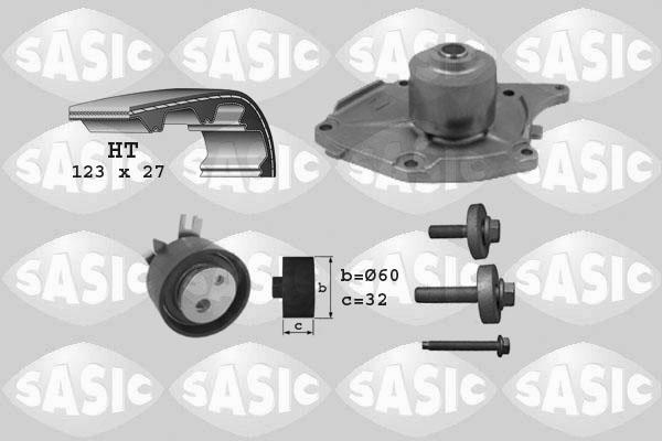 Sasic 3904022 - Водяной насос + комплект зубчатого ремня ГРМ autosila-amz.com
