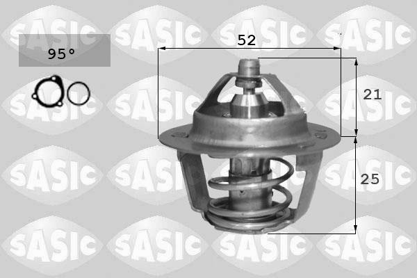 Sasic 3304035 - Термостат охлаждающей жидкости / корпус autosila-amz.com