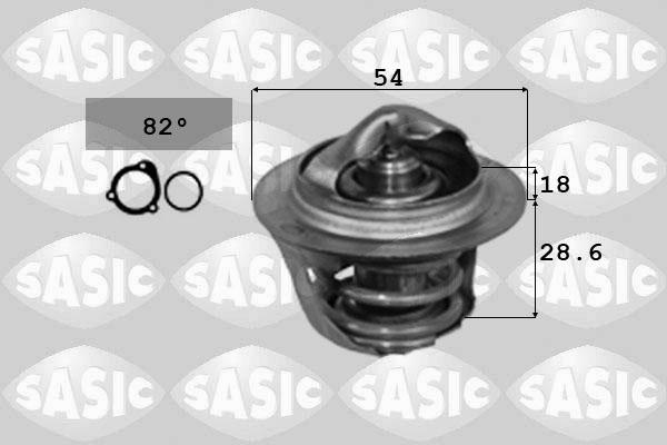 Sasic 3306091 - Термостат охлаждающей жидкости / корпус autosila-amz.com