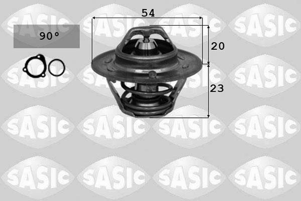 Sasic 3306093 - Термостат охлаждающей жидкости / корпус autosila-amz.com