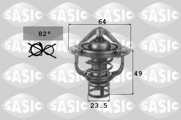 Sasic 3306044 - Термостат охлаждающей жидкости / корпус autosila-amz.com