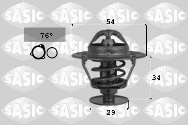 Sasic 3306040 - Термостат охлаждающей жидкости / корпус autosila-amz.com