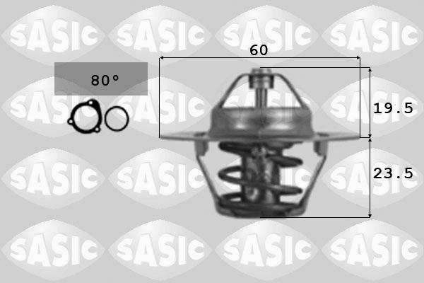 Sasic 3306058 - Термостат охлаждающей жидкости / корпус autosila-amz.com