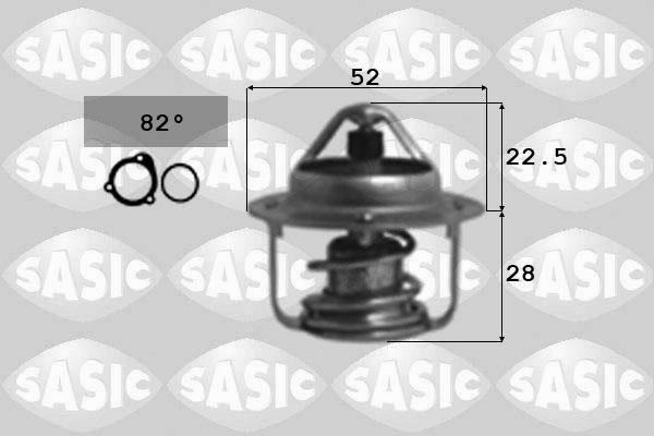 Sasic 3306062 - Термостат охлаждающей жидкости / корпус autosila-amz.com