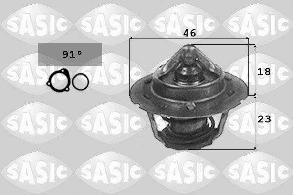Sasic 3306007 - Термостат охлаждающей жидкости / корпус autosila-amz.com