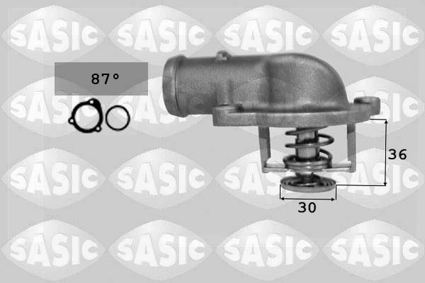 Sasic 3306081 - Термостат охлаждающей жидкости / корпус autosila-amz.com