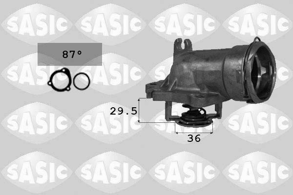 Sasic 3306088 - Термостат охлаждающей жидкости / корпус autosila-amz.com