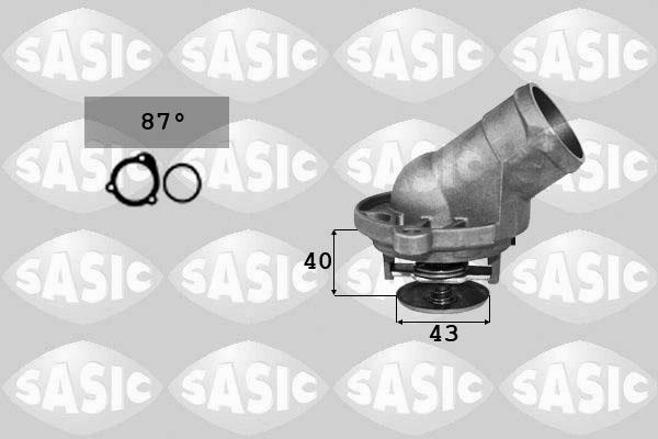 Sasic 3306034 - Термостат охлаждающей жидкости / корпус autosila-amz.com