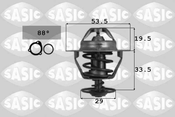 Sasic 3306038 - Термостат охлаждающей жидкости / корпус autosila-amz.com