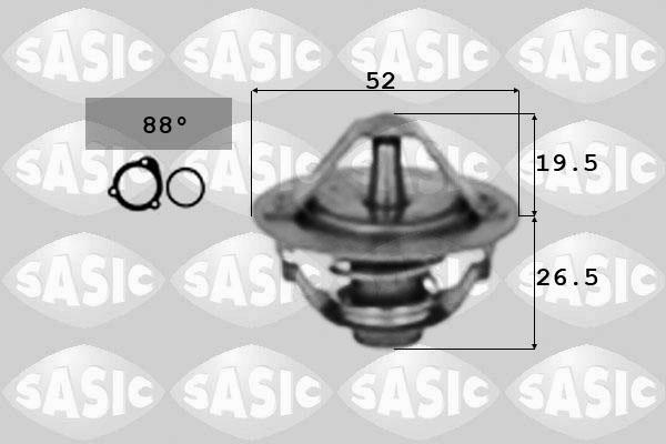 Sasic 3306032 - Термостат охлаждающей жидкости / корпус autosila-amz.com