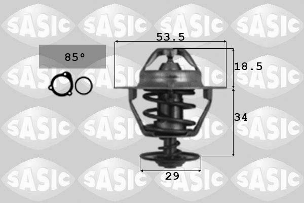 Sasic 3306029 - Термостат охлаждающей жидкости / корпус autosila-amz.com