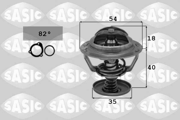 Sasic 3306023 - Термостат охлаждающей жидкости / корпус autosila-amz.com