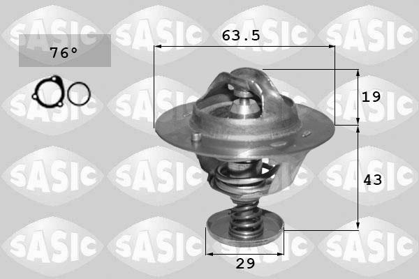 Sasic 3306142 - Термостат охлаждающей жидкости / корпус autosila-amz.com