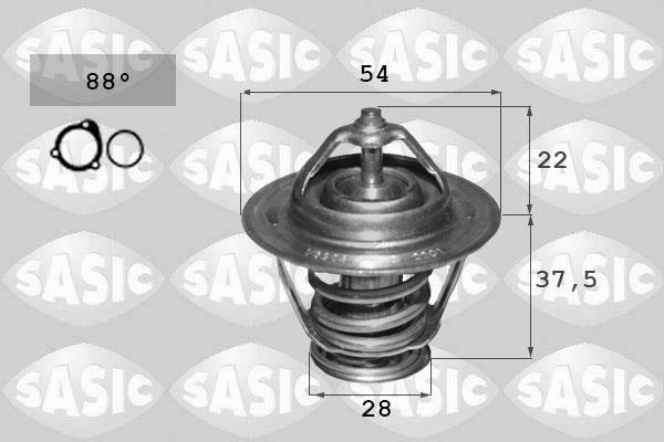 Sasic 3306124 - Термостат охлаждающей жидкости / корпус autosila-amz.com