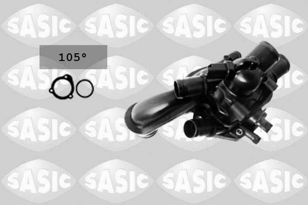 Sasic 3300004 - Термостат в корпусе подходит дл Peugeot 207/308 1.6 3300004 autosila-amz.com