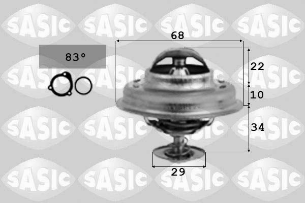 Sasic 3381251 - Термостат охлаждающей жидкости / корпус autosila-amz.com