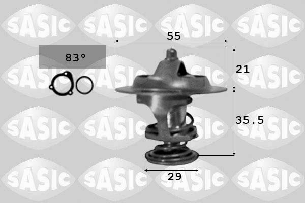 Sasic 3381231 - Термостат охлаждающей жидкости / корпус autosila-amz.com