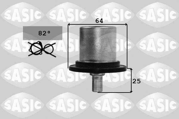 Sasic 3381731 - Термостат охлаждающей жидкости / корпус autosila-amz.com