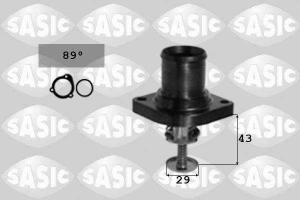 Sasic 3381A01 - Термостат охлаждающей жидкости / корпус autosila-amz.com