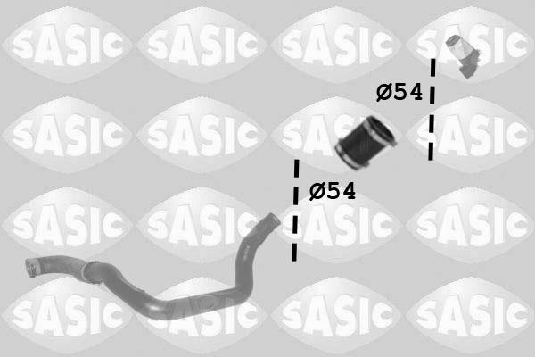 Sasic 3334053 - Трубка, нагнетание воздуха autosila-amz.com