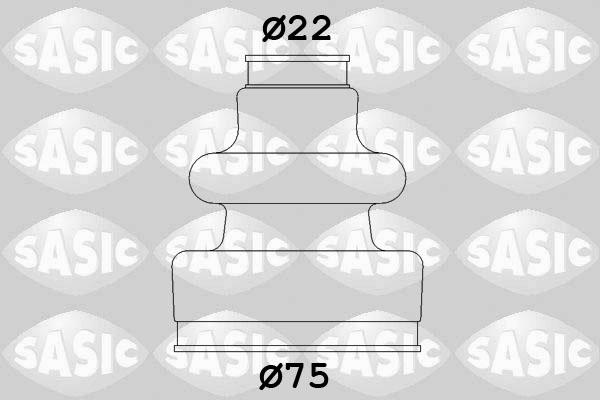 Sasic 2933593 - Пыльник, приводной вал autosila-amz.com