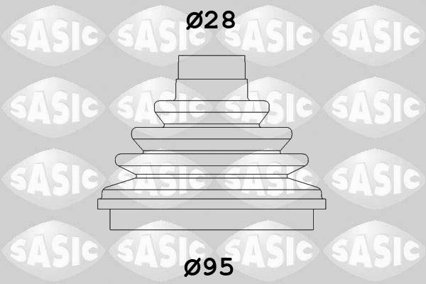Sasic 2933003 - Пыльник, приводной вал autosila-amz.com