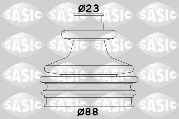 Sasic 2933803 - к-кт пыльника ШРУСа наружного!\ Peugeot 405 1.6i-2.0i/1.9D 87-93 autosila-amz.com