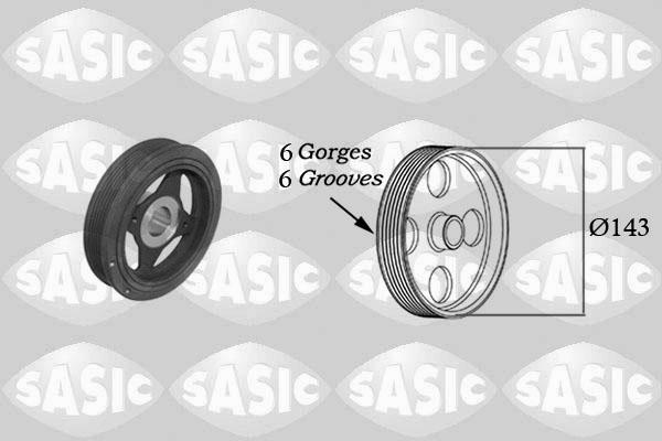 Sasic 2154023 - Шкив коленчатого вала autosila-amz.com