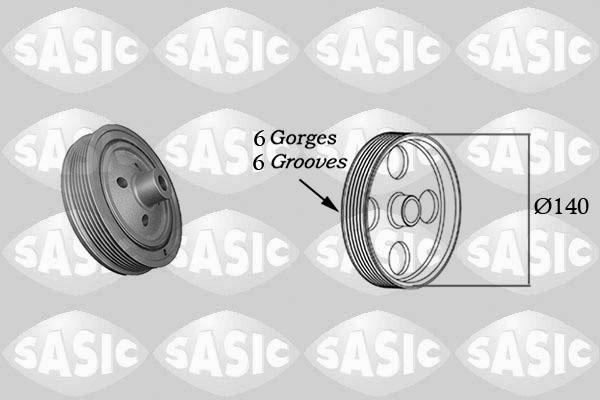 Sasic 2156055 - Шкив коленчатого вала autosila-amz.com